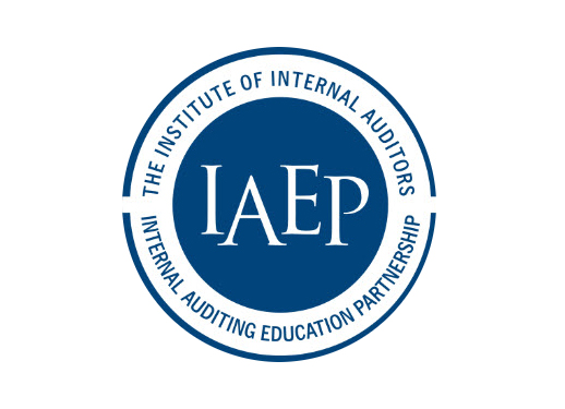 Internal Auditing Education Partnership (IAEP) in blue on a white background