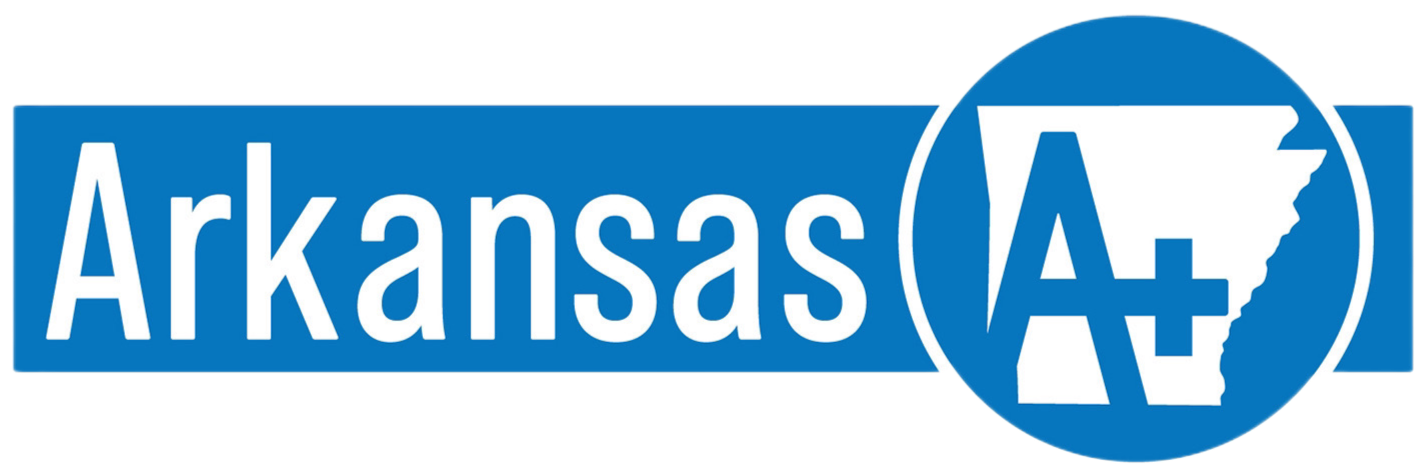 arkansas a+ schools logo blue arkansas a+ schools logo vector