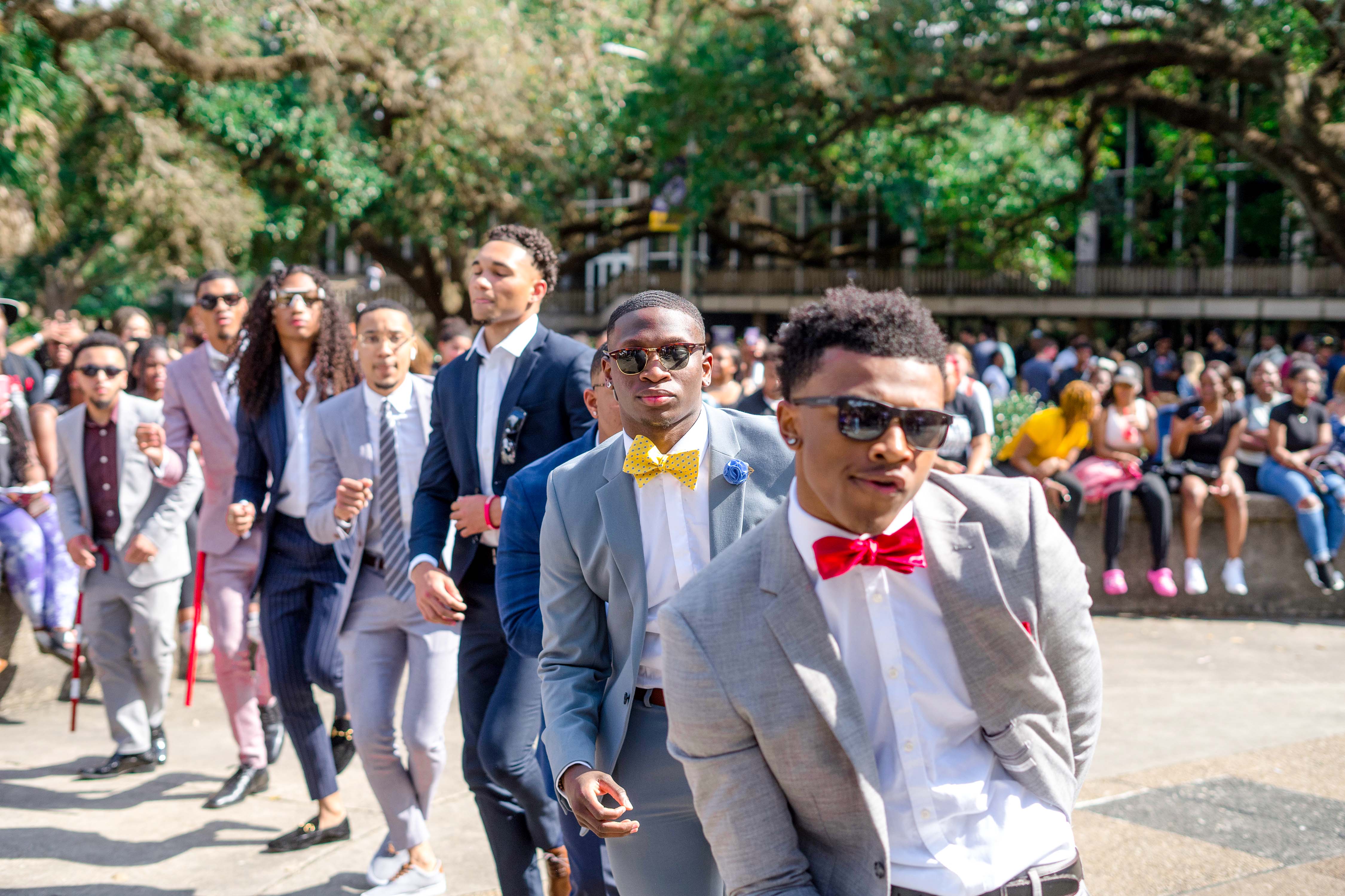 Kappa Alpha Psi members step in suits