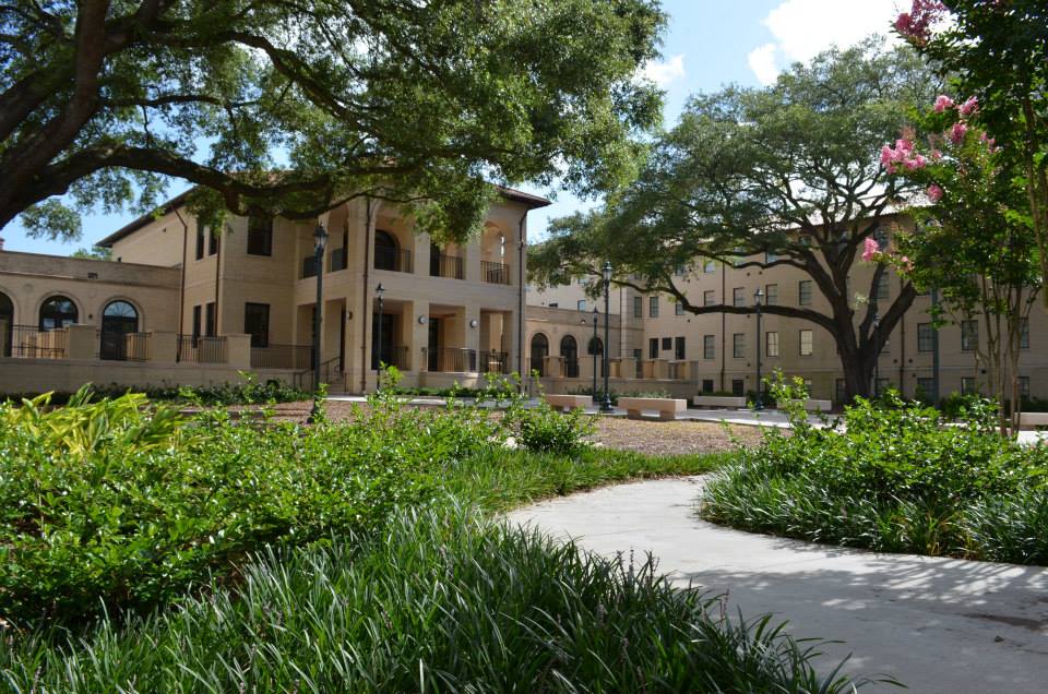 A photo of the exterior of Laville, taken from the courtyard