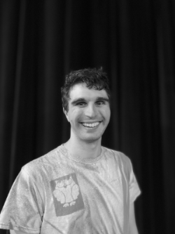 A black and white picture of Nathaniel Aron.