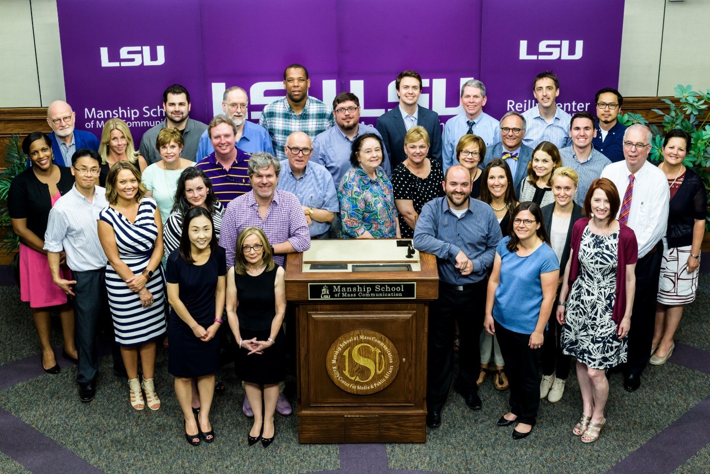 Martin Johnson with the 2016 faculty and staff