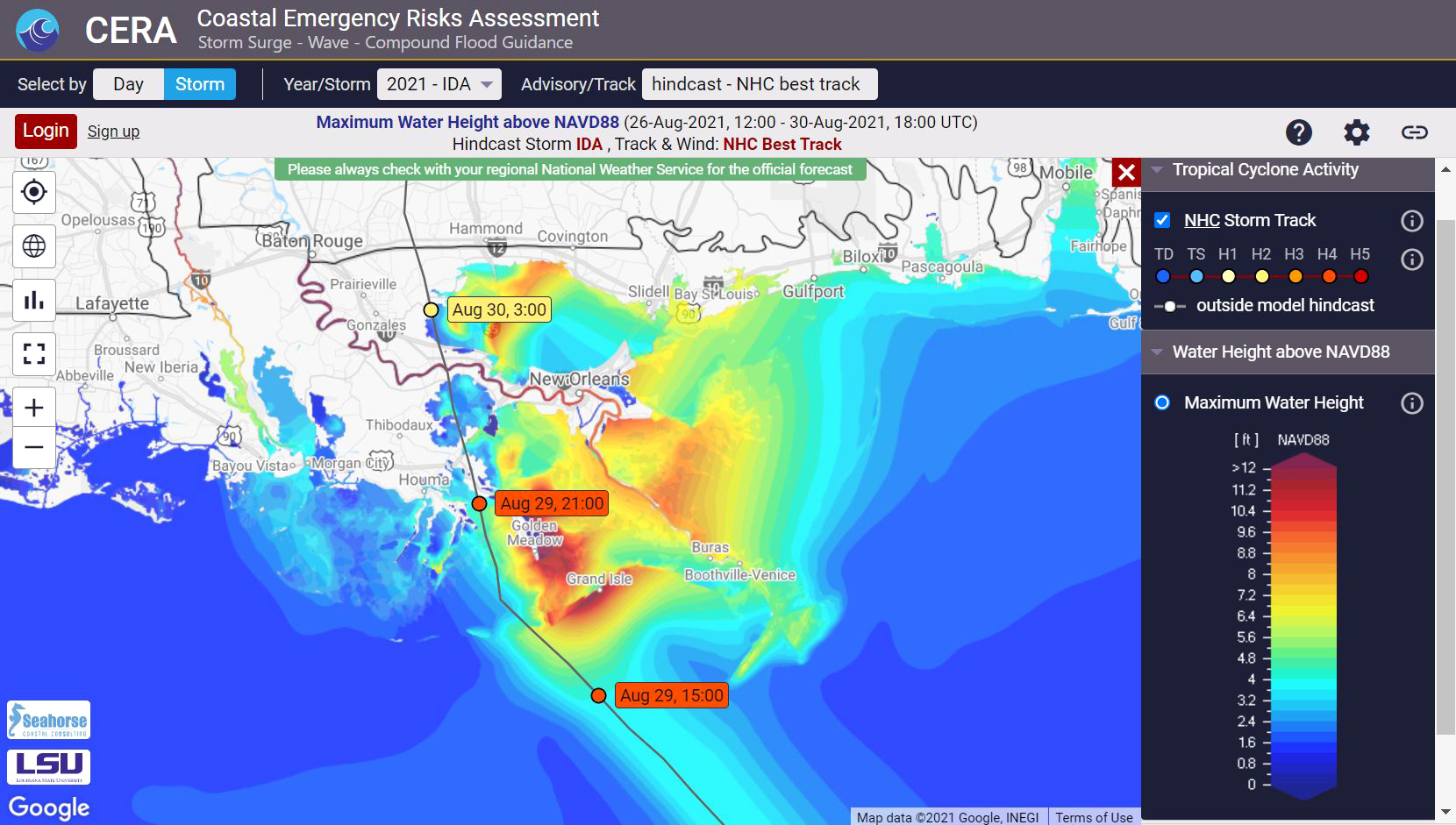 CERA website tool CERA website tool