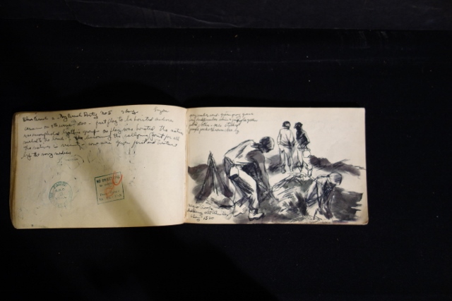 Scan of archival sketchbook