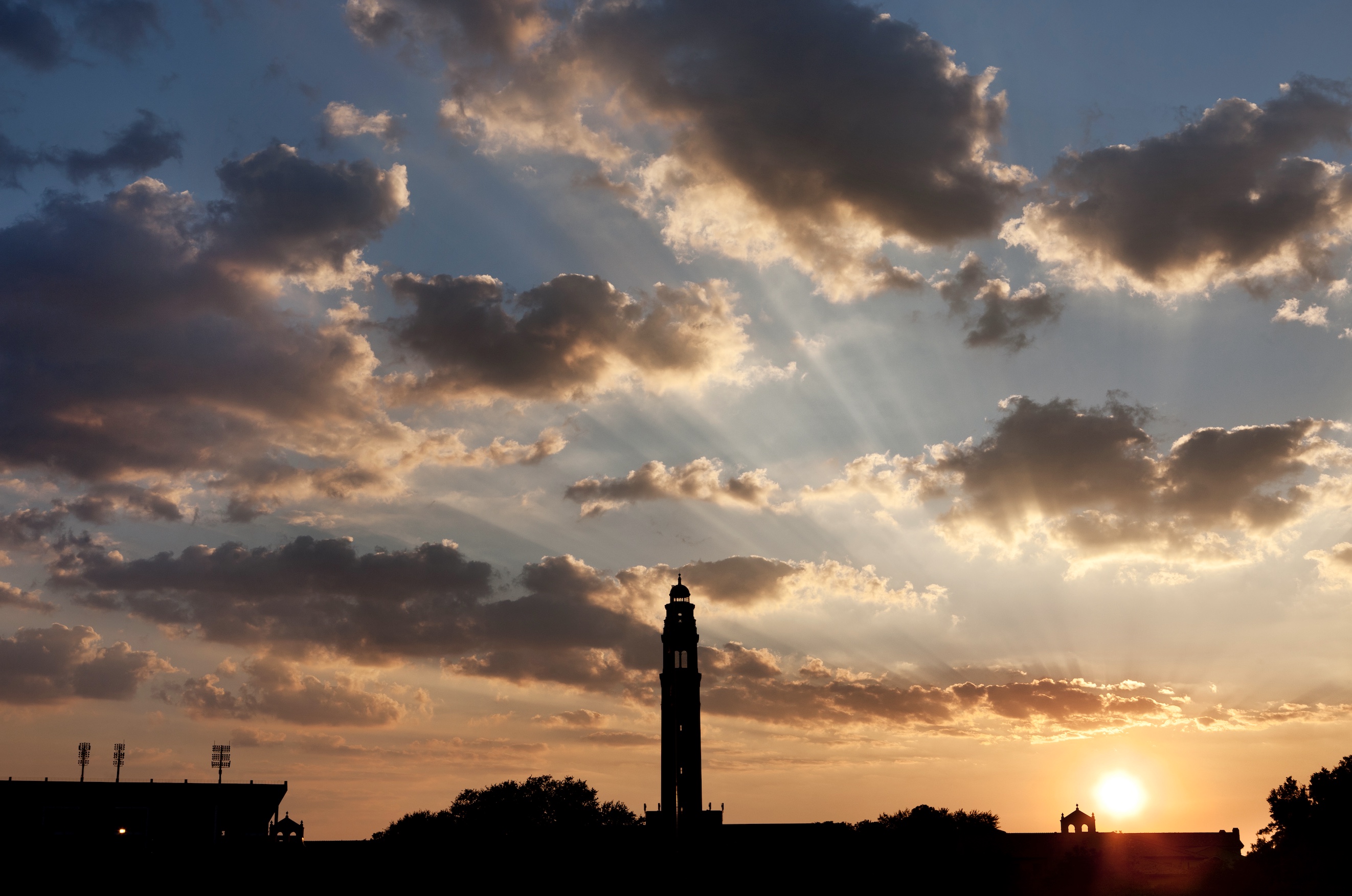 sundown on parade ground